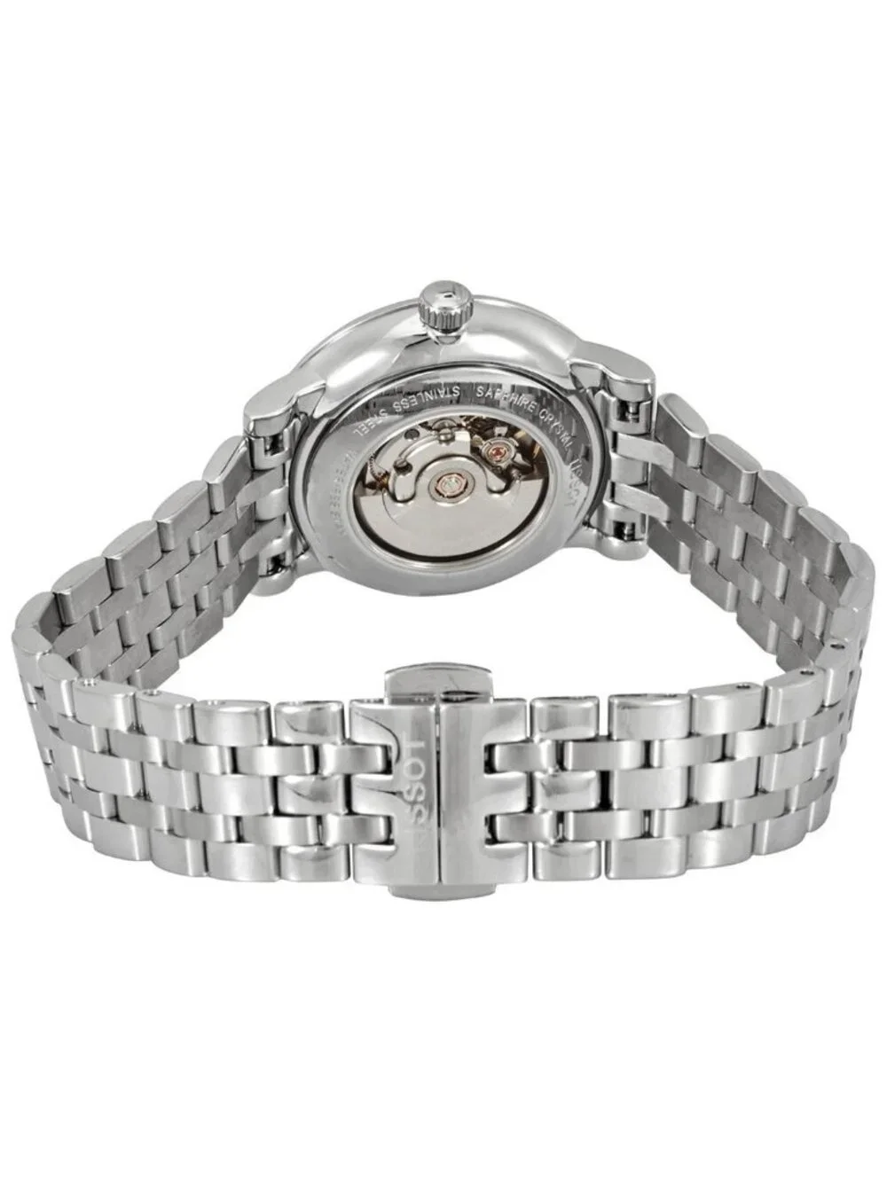 NWT Tissot T-Classic Automatic Silver Dial Ladies Watch